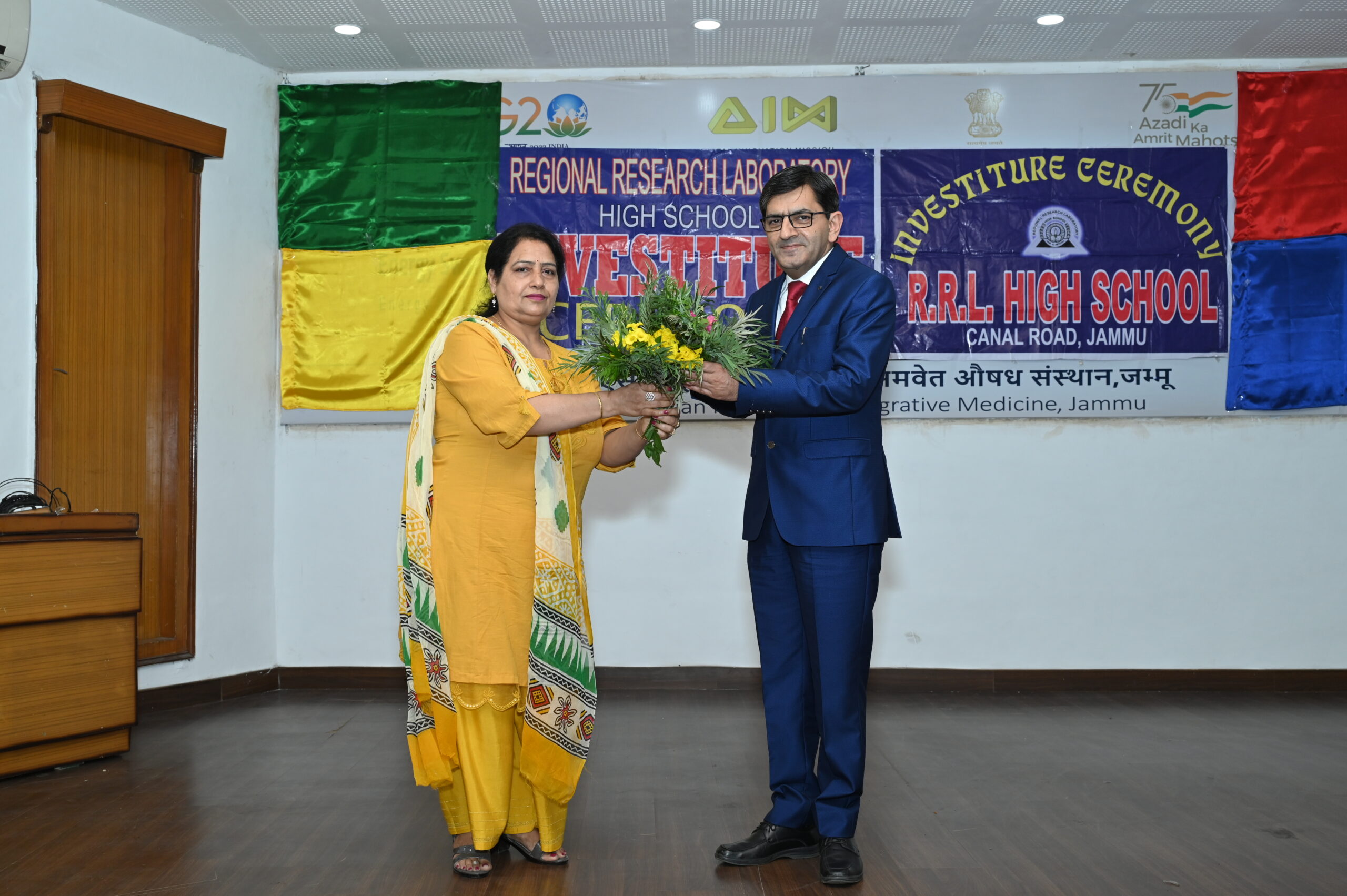 Annual Investiture Ceremony of Regional Research Laboratory High School, Canal Road Jammu for the Academic session 2023-24.